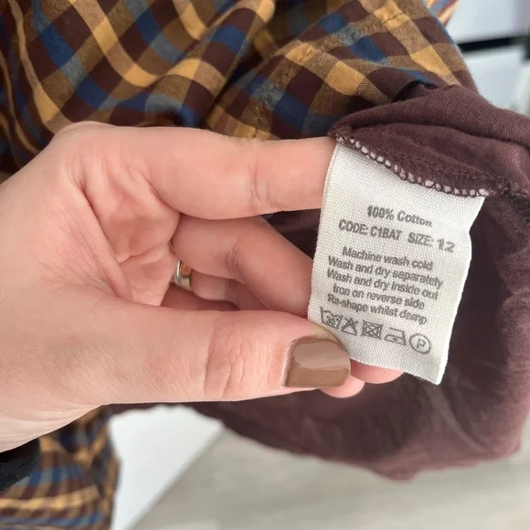 TOAST Unique Collar Dress with Pockets - USA womens 8 (UK12) - Picture 9 of 9